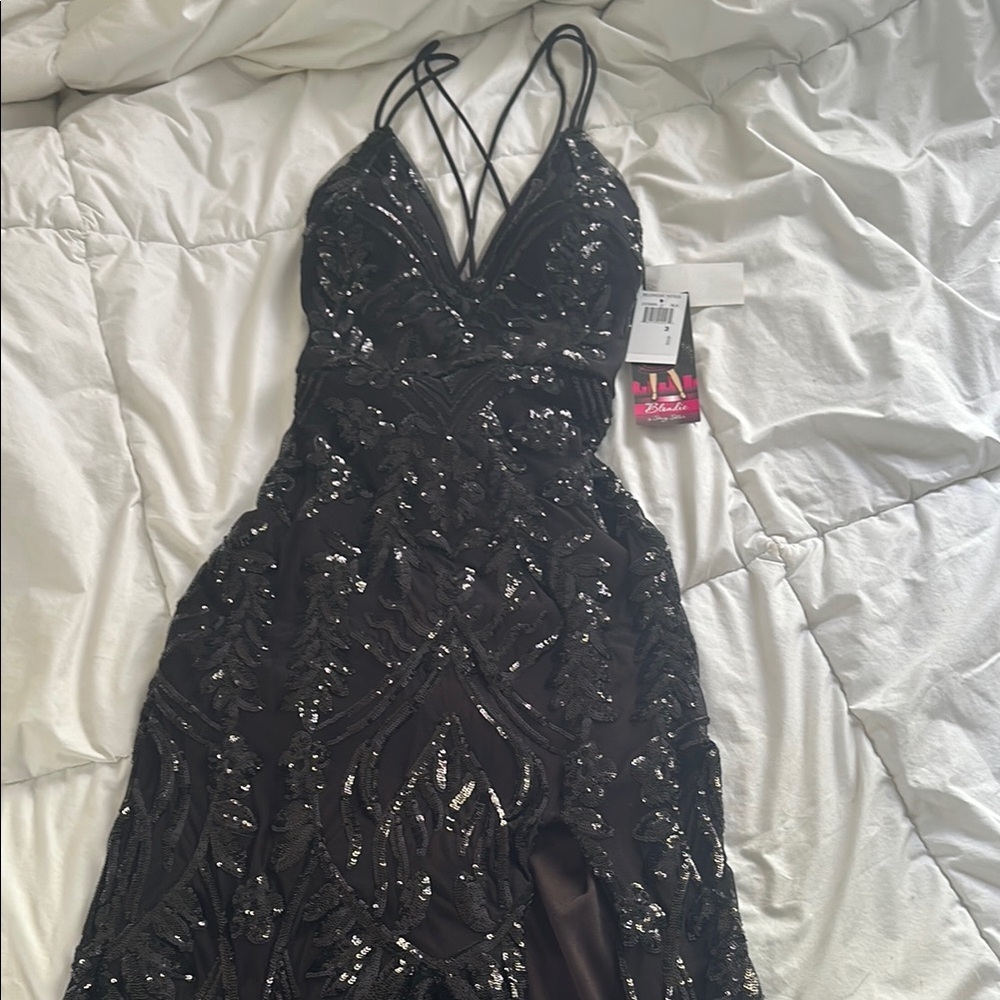 Elegant Black Evening Gown